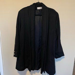 LA Vogue Black Wool Coat